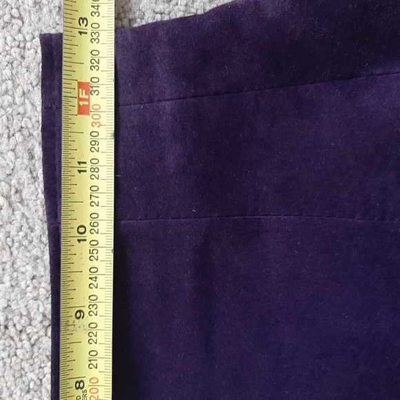 Women's Vintage Purple Suede Danier Midi Pencil Skirt Size 4 - Picture 9 of 12